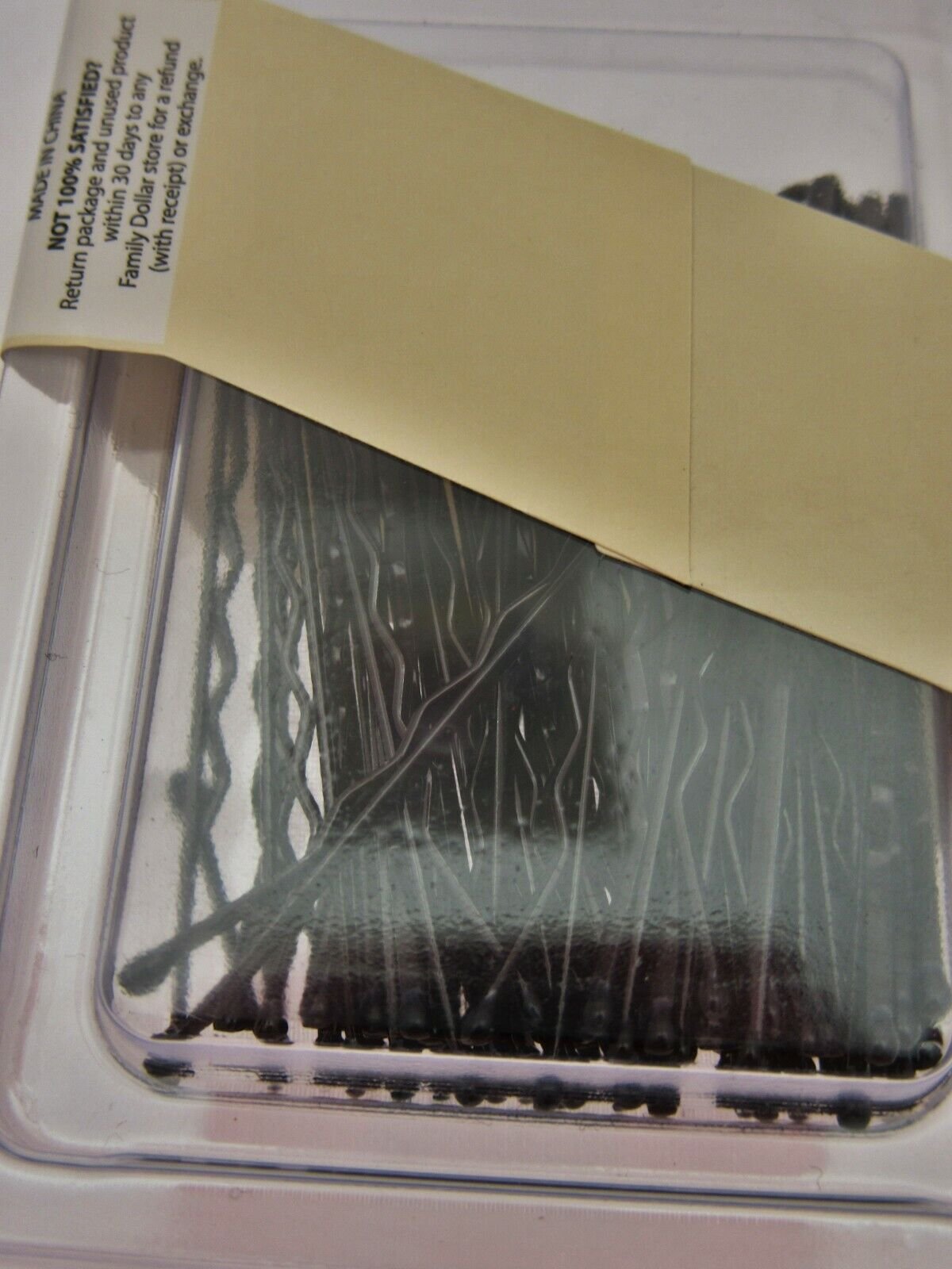 Modesa Hair Styling 2" Black Bobby Pins 100 pc Lot
