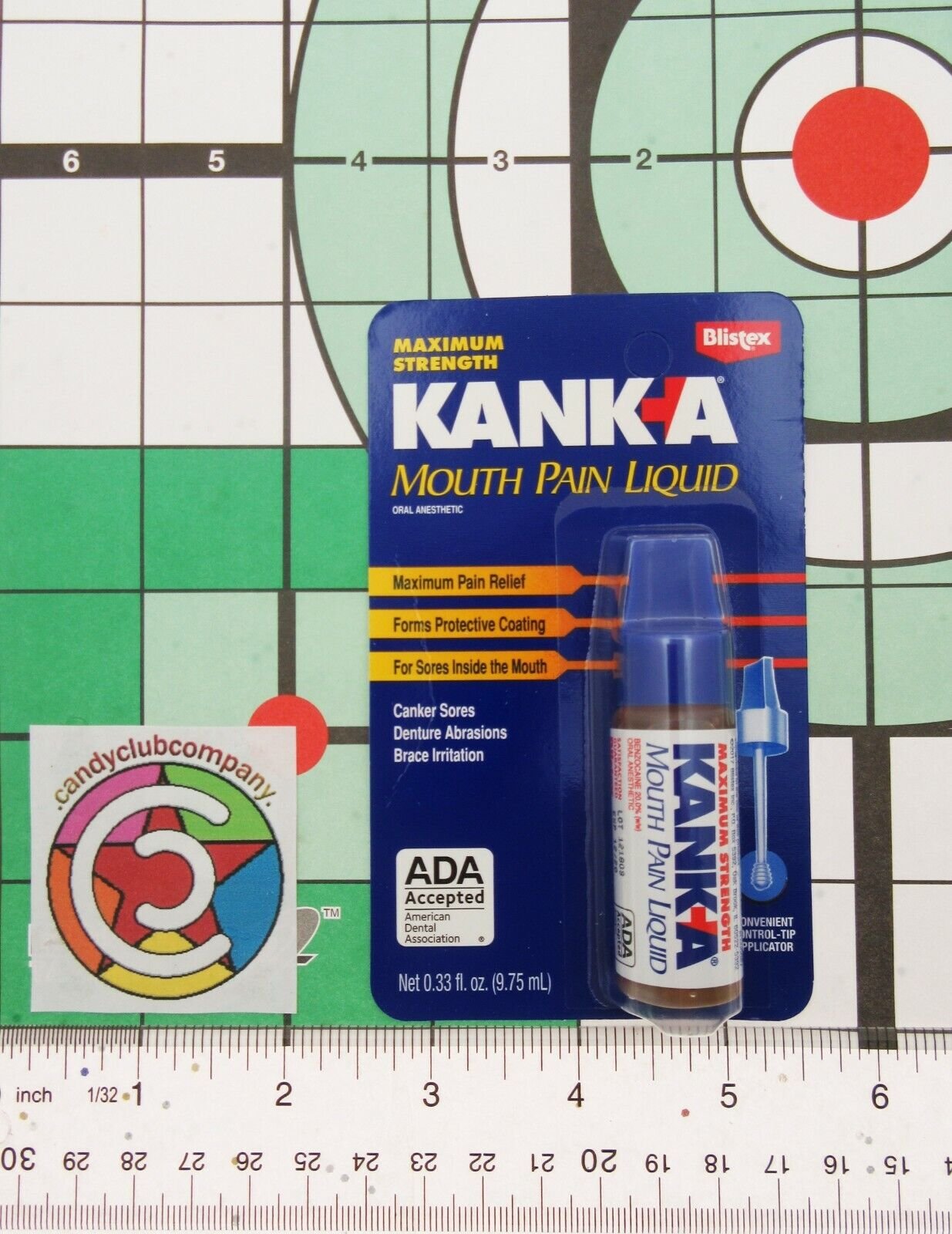 KANKA ~ Mouth Sores Liquid Pain Relief Canker Maximum Strength Dentures Braces