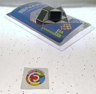 Magic Snake ~ Black ~ Twisty Puzzle Nostalgic Toy Create Endless Shapes