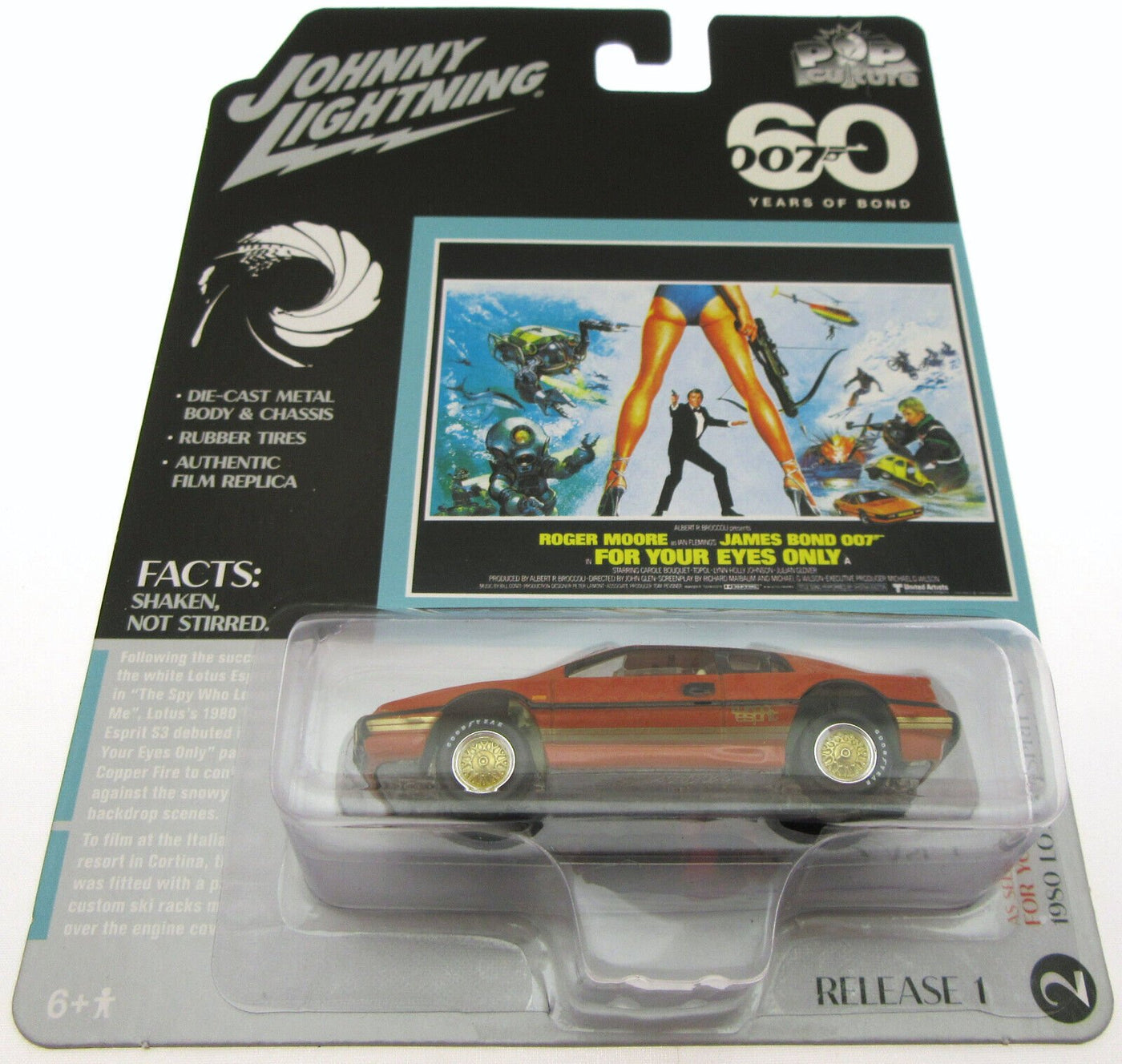 James Bond ~ For Your Eyes Only Car ~ Lotus Esprit~ 1:64 Scale Johnny Lightning
