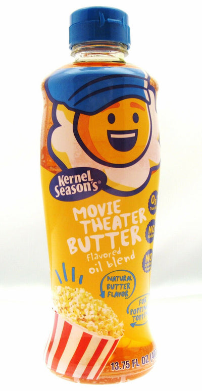 Kernel ~ Movie Theater Butter Flavored Oil Blend ~ For Popcorn ~ 13.75oz Bottle