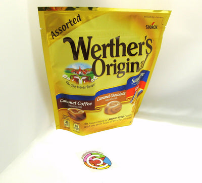 Werther's Sugar Free Assorted 7.70oz bag Hard Candy Candies Caramels Sweets