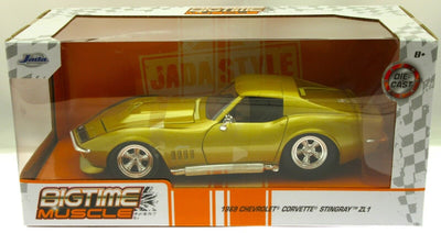 1969 Corvette Stingray Chevrolet ~ZL1 ~ Die Cast Car ~ Bigtime Muscle ~ 1:24