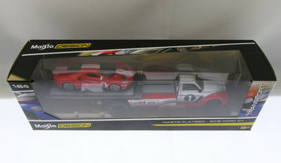 Maisto Die Cast ~ Flatbed ~ 2018 Ford GT ~ 1:64 Scale
