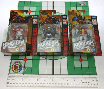 Optimus Prime, Soundwave, Starscream (mini) ~ Transformers ~ Kingdom ~ Hasbro
