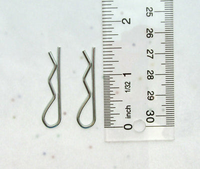Hitch Pin Clip ~ 5/64 inch Diameter X 1 9/16" length ~ Zinc Plated Spring Steel