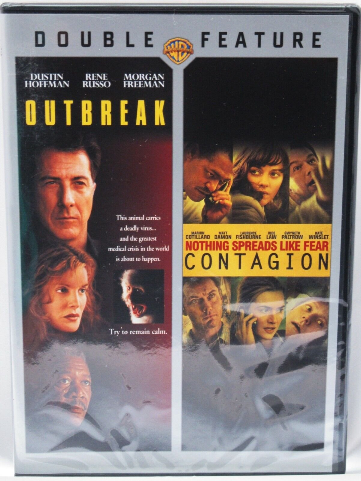 Outbreak 1995 & Contagion 2011 ~ YOU MUST WATCH! ~ Movie ~ New DVD