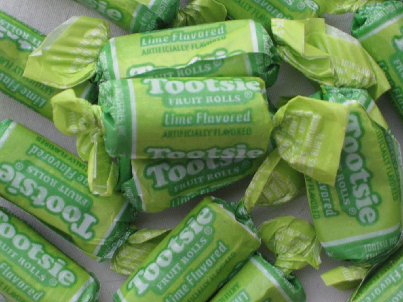 Tootsie Roll Lime Fruit Chews Candy One Pound ~ 16oz