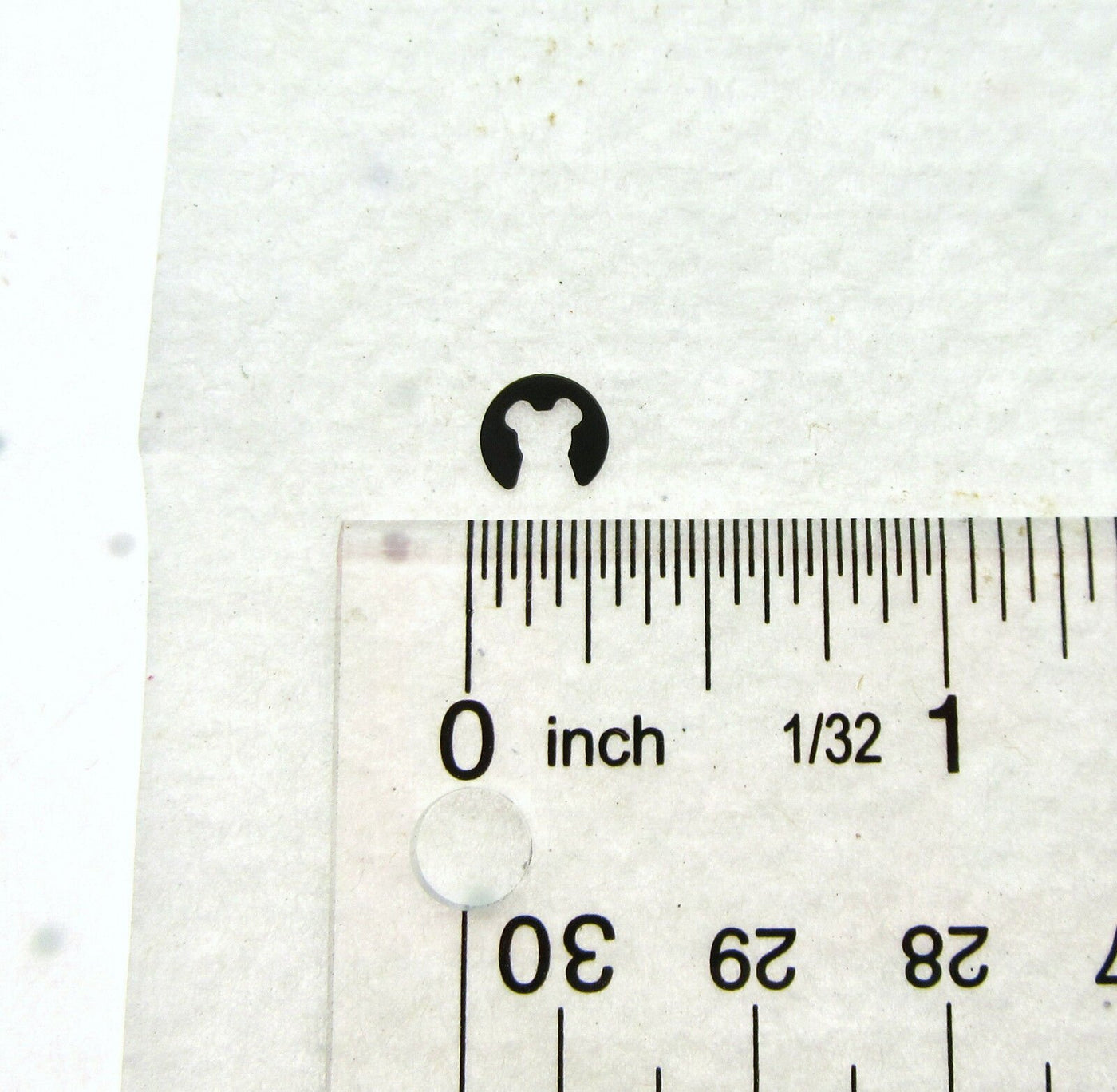 E Clip ~ 1/8 inch ~ Black Oxide Finish ~ Spring Steel
