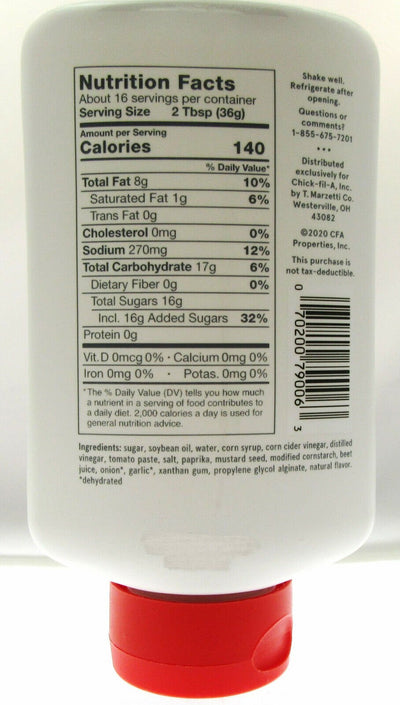 Chick-fil-A ~ Polynesian Sauce ~ 16 oz Squeeze Bottle