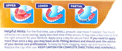 Super Poligrip Denture Adhesive Cream Extra Care 2 PK false teeth tooth partial