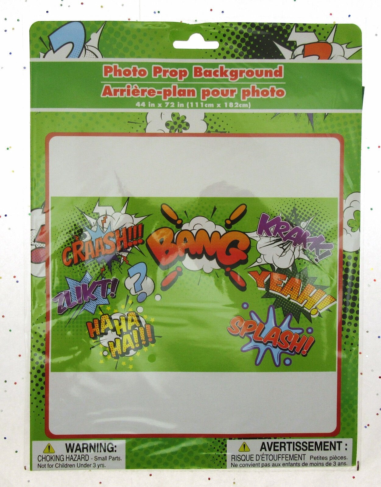 Photo Prop Background ~ 44 inch x 72 inch ~ Comic Bang