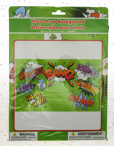 Photo Prop Background ~ 44 inch x 72 inch ~ Comic Bang
