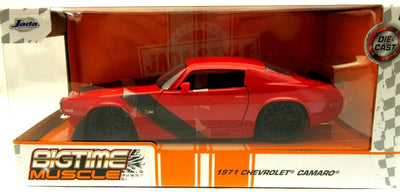 1971 Chevrolet Camaro Red Metal Die Cast Car   1:24