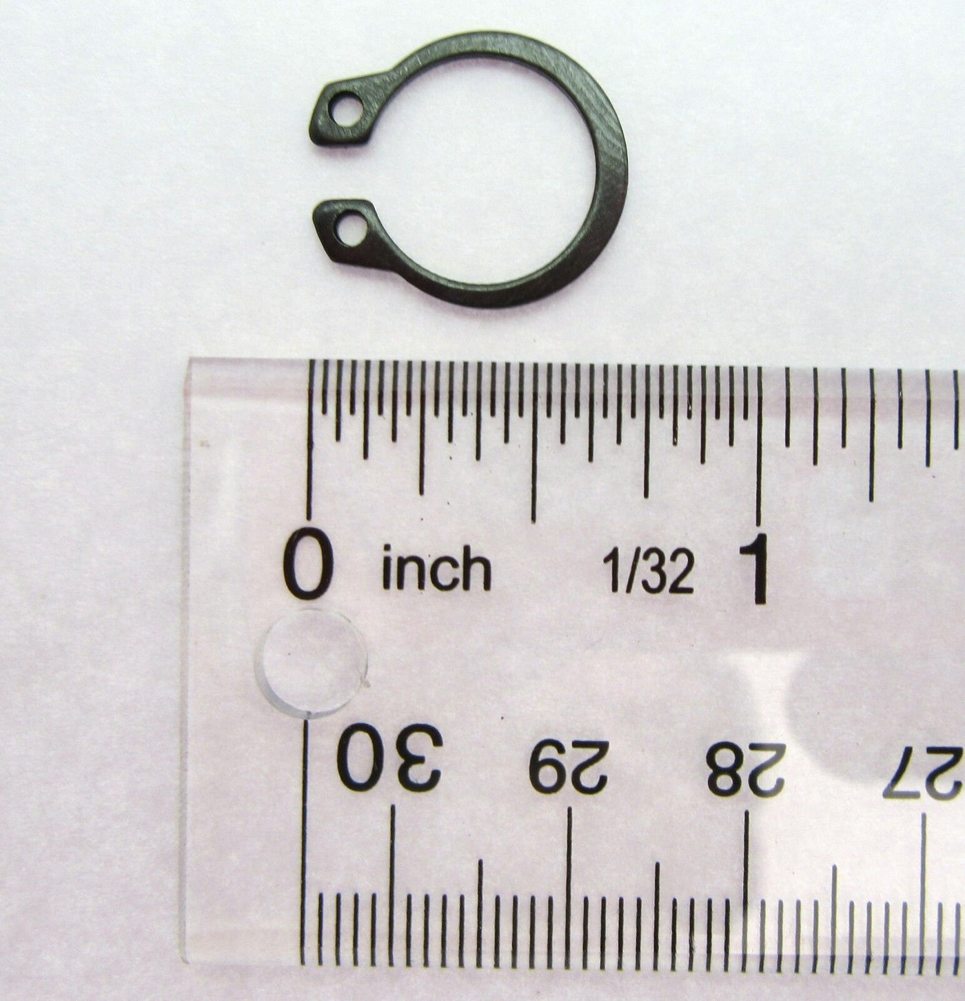 External Retaining Snap Ring ~ 9/16 inch~ Black Oxide ~ Spring Steel