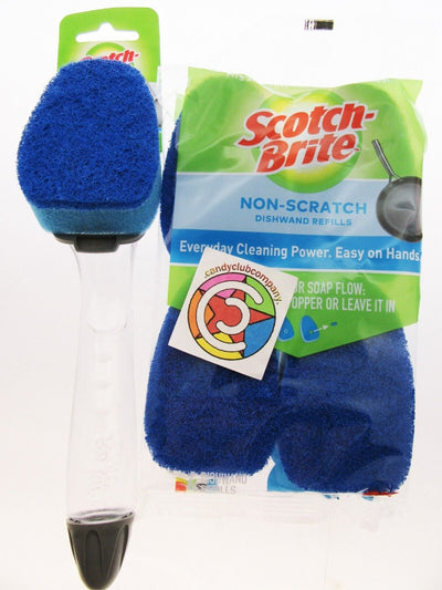 Scotch-Brite Dishwand Soap Dispenser Non Scratch Scrubber Refill Kitchen Scour