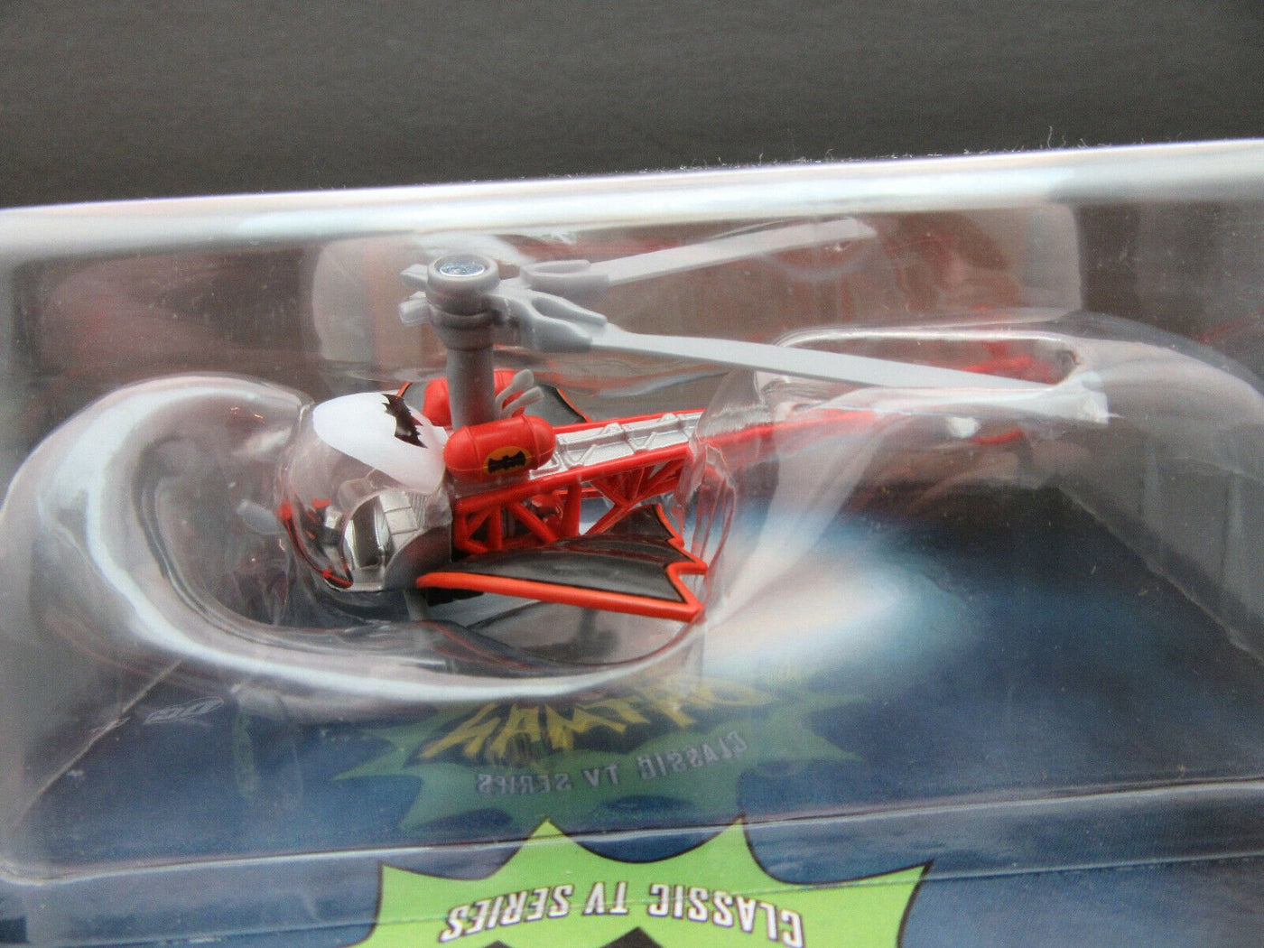 Batcopter ~ Batman Diecast Helicopter ~ Classic TV series ~ Hot Wheels
