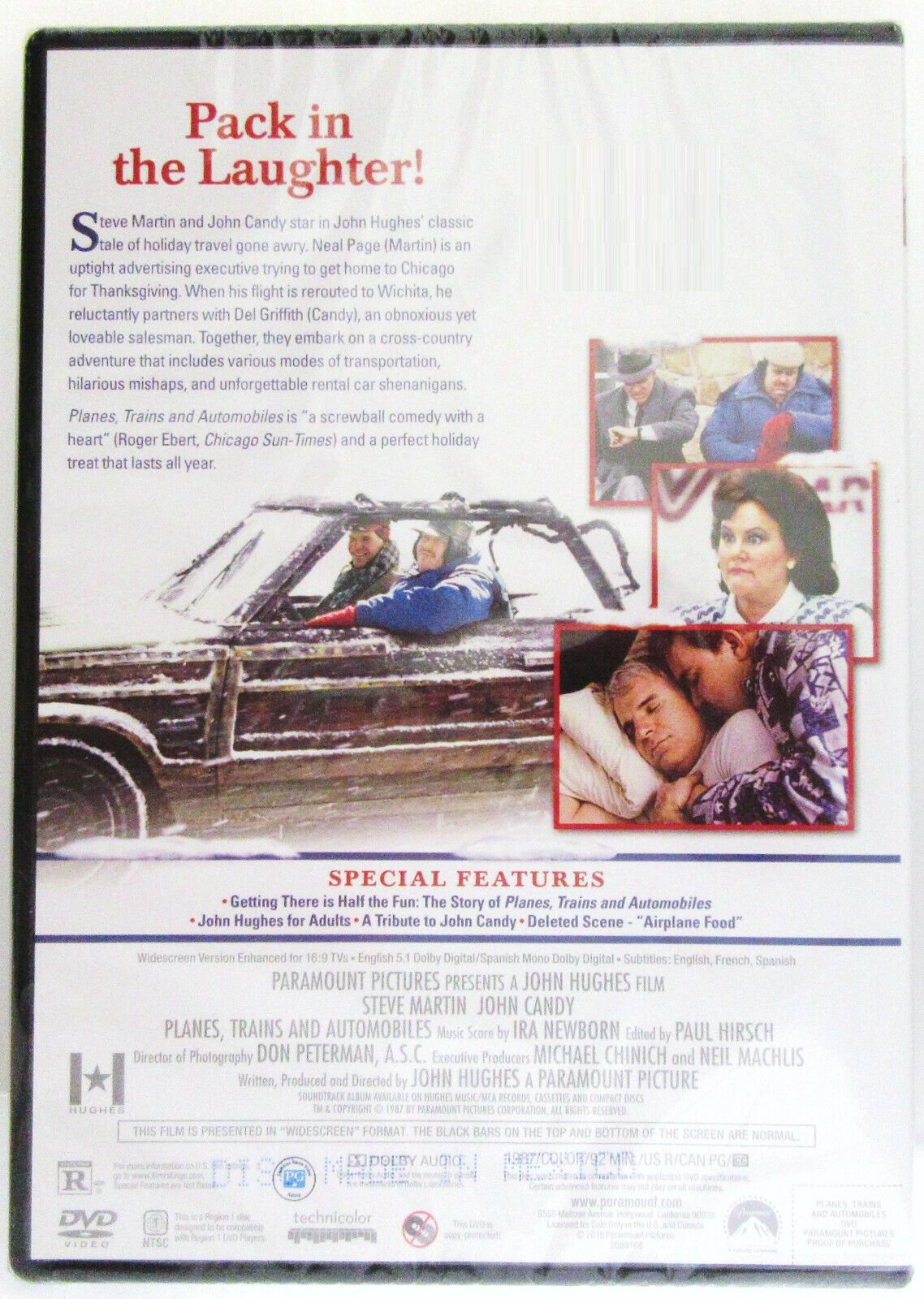 Planes, Trains and Automobiles ~1987~ Steve Martin, John Candy ~ Movie ~ New DVD