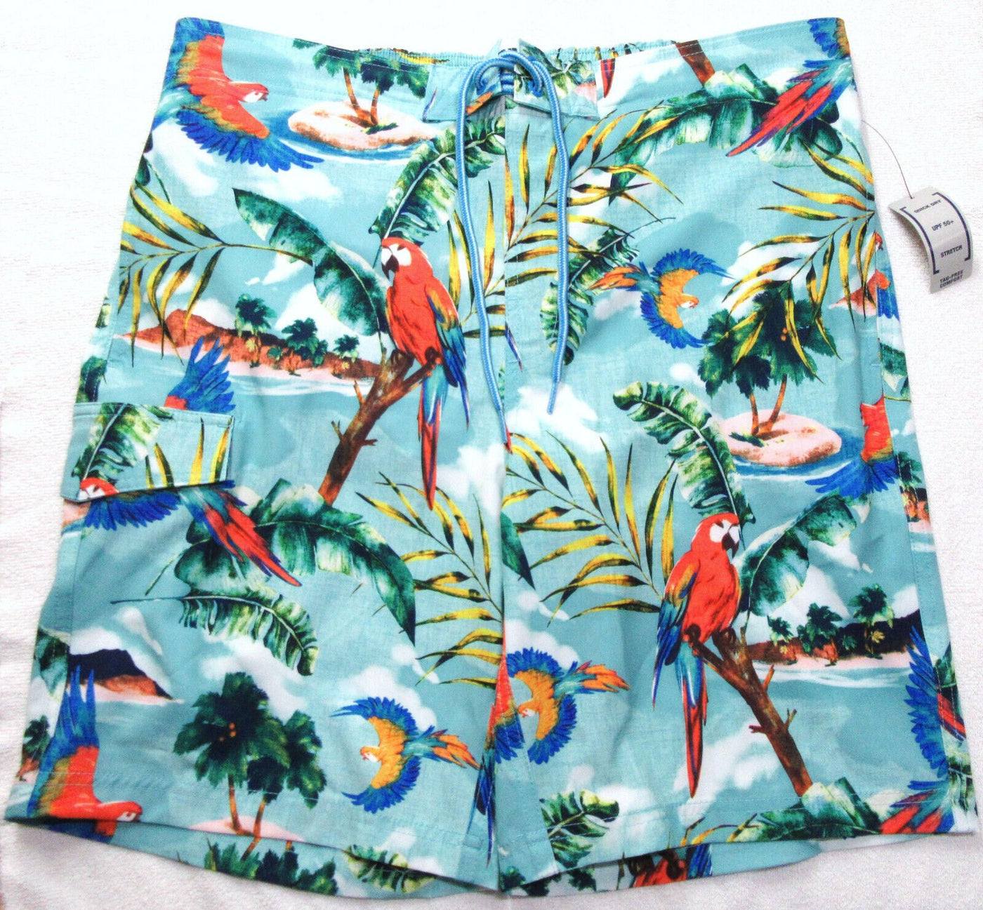 Tropical Swim Trunks 36-38 ~ Large ~ Fun Board Shorts