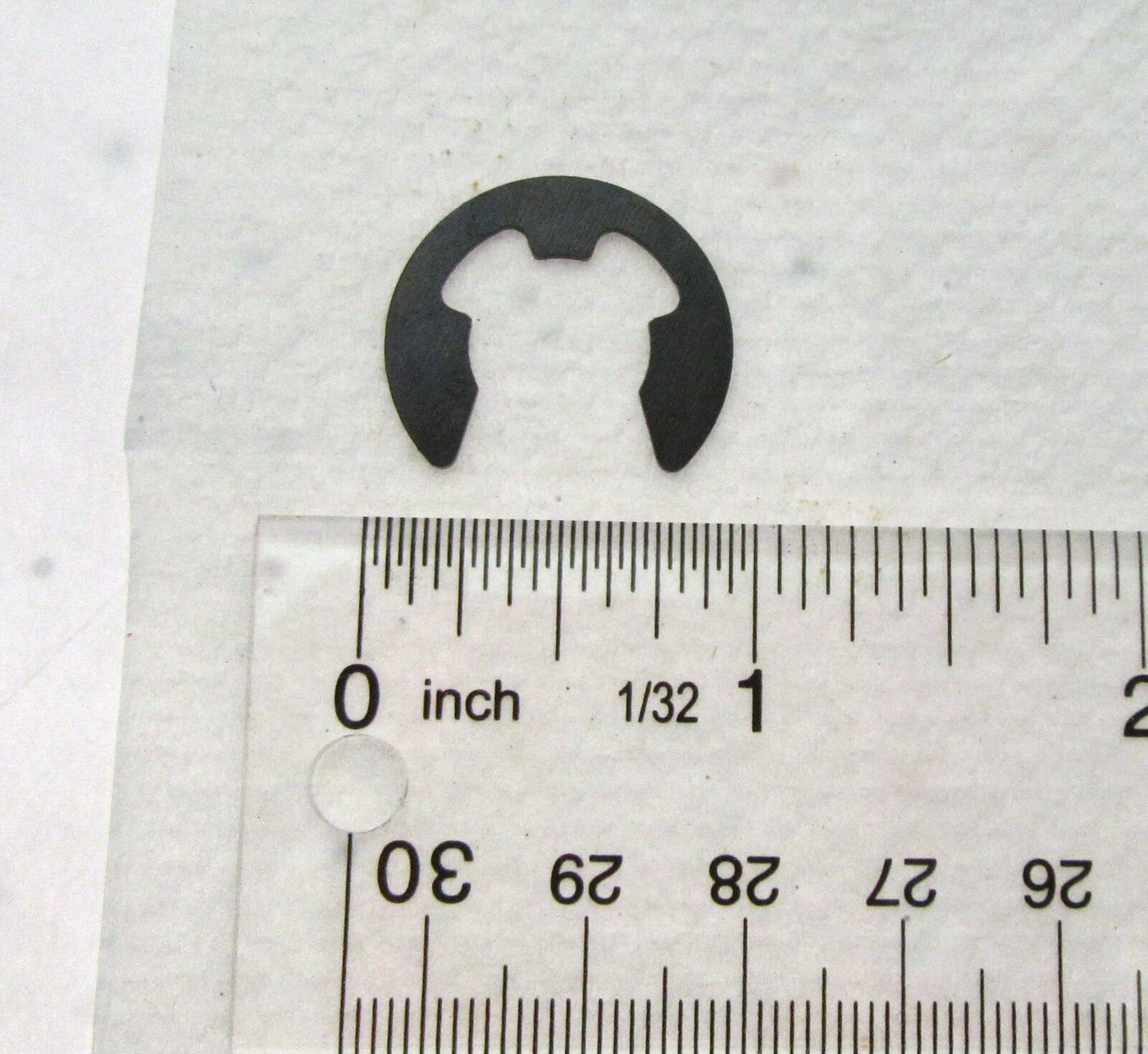 E Clip ~ 1/2 inch ~ Black Oxide Finish ~ Spring Steel