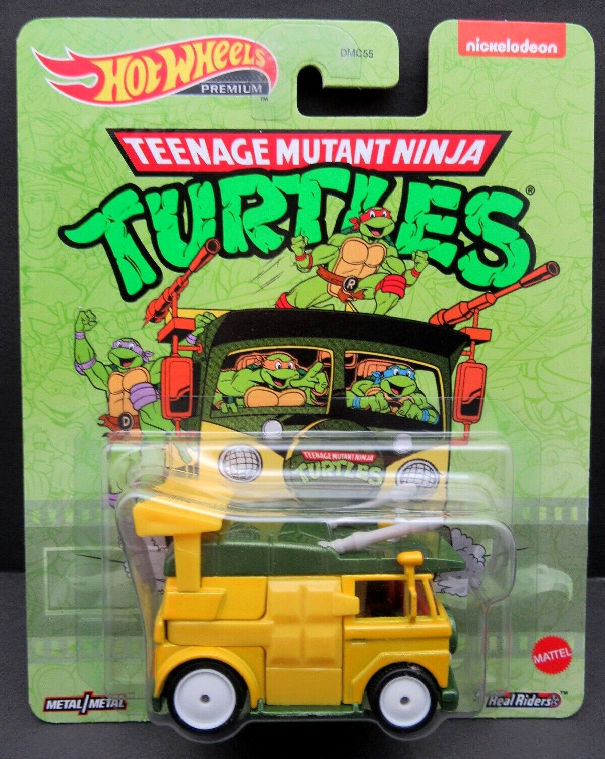 Teenage Mutant Ninja Turtles Party Wagon ~ Hot Wheels Premium ~ Die Cast
