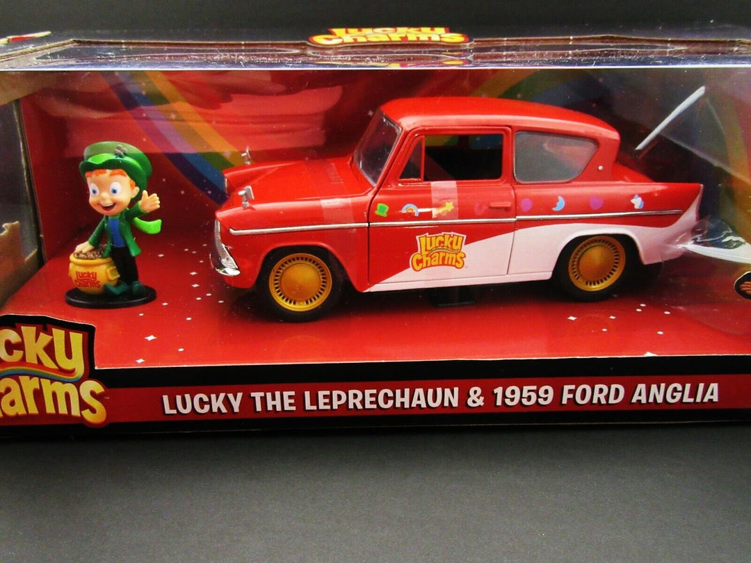 1:24 LUCKY CHARMS 1959 Ford Anglia w/ Lucky The