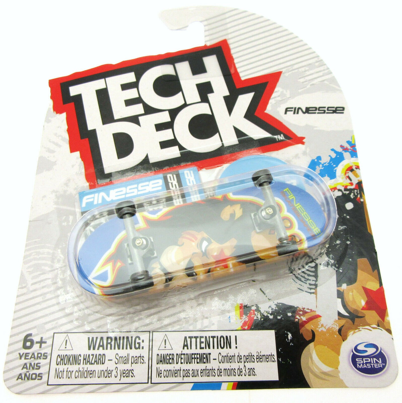 Tech Deck ~ Finesse ~ Skateboard Fingerboard ~ Crowned Lion
