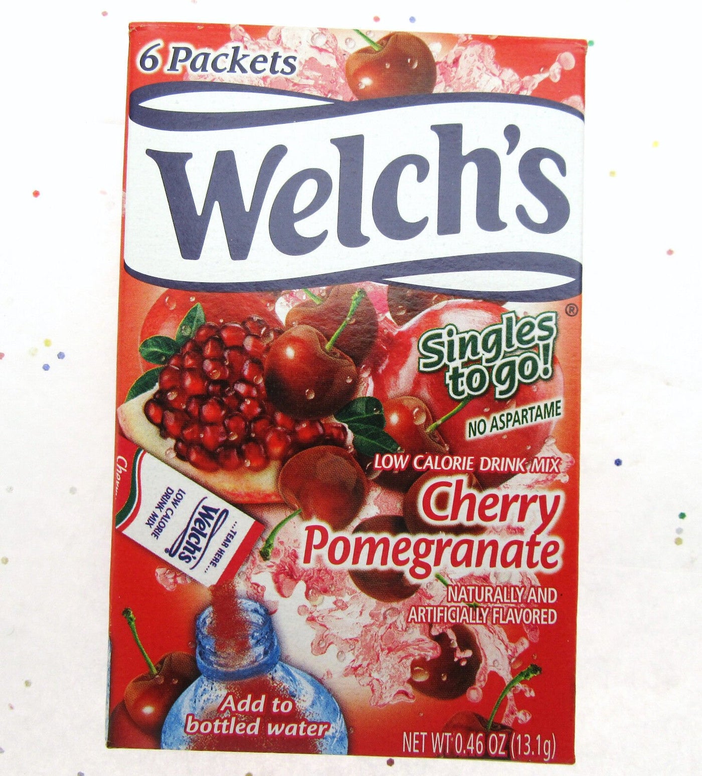 Welch's Cherry Pomegranate ~ Packets ~ Low Calorie ~ Drink Mix ~ Lot of 3