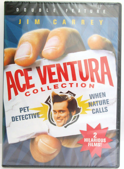 Ace Ventura 1&2 ~ 1994 / 1995 ~ Jim Carrey ~ Movie ~ New DVD