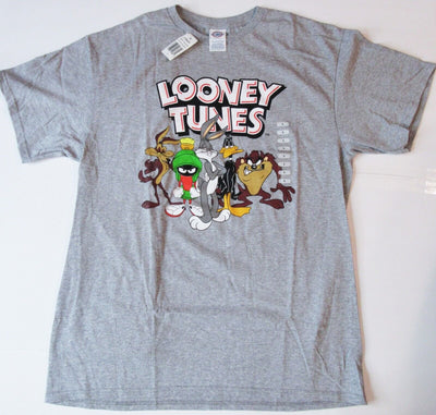 Looney Tunes ~ Large ~ T-Shirt  ~ Size L ~ Grey Gray