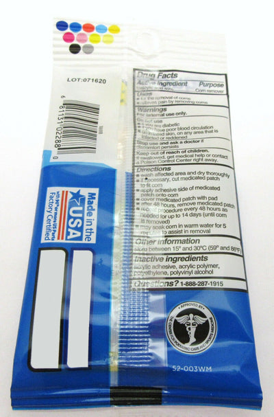 Equate Medicated Corn Removers ~ Salicylic Acid 40% ~ Cushions Foot Feet Care