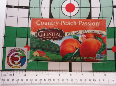 Celestial Country Peach Passion Herbal Tea 20 bags each ~ Lot of 2