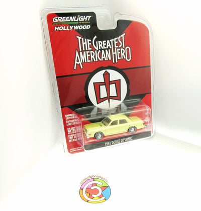 Greatest American Hero ~ 1981 Dodge Diplomat ~Greenlight Collectables ~ Die Cast