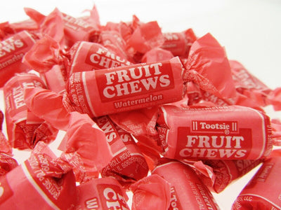 Tootsie Roll WATERMELON 8oz Fruit Chews Half Pound Candy ~ NEW FLAVOR