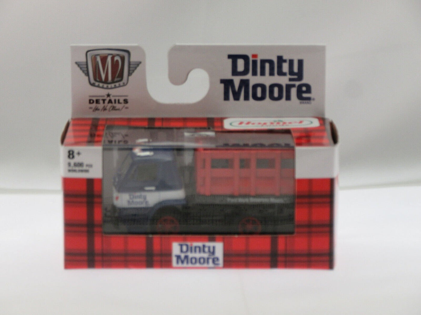 M2 Details ~ 1966 Dodge L600 Stake Bed Truck ~ Dinty Moore ~ 1:64 Die Cast Car