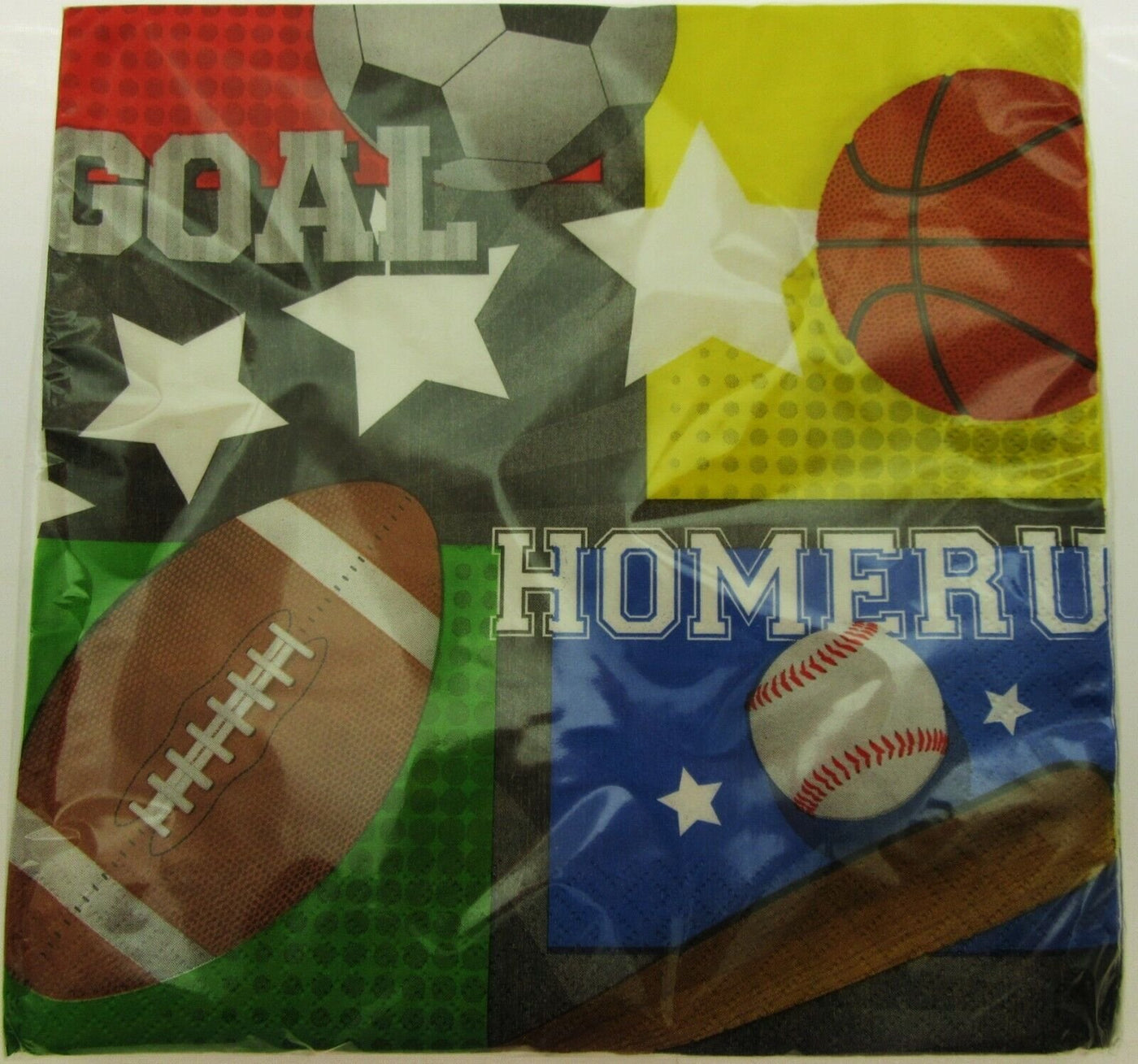 Sports Themed 64 Table Setting Ball Game Party Picnic Homerun Goal