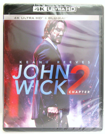 John Wick: Chapter 2 ~ Movie ~ NEW 4K Ultra HD + Blu-ray