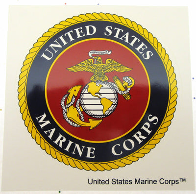 U.S. Marine Corps Decal ~ For Cars or Trucks ~ Military Exterior Decal