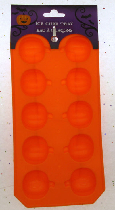 Rubber Ice Cube / Mold Mould Tray ~ Halloween ~ Pumpkin