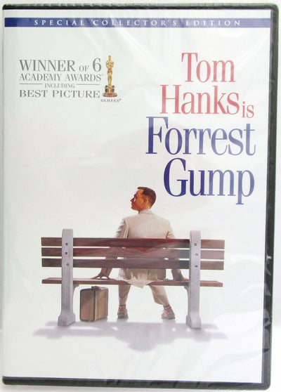 Forrest Gump ~ 1994 ~ Tom Hanks ~ Romantic Comedy-Drama ~ Movie ~ New DVD