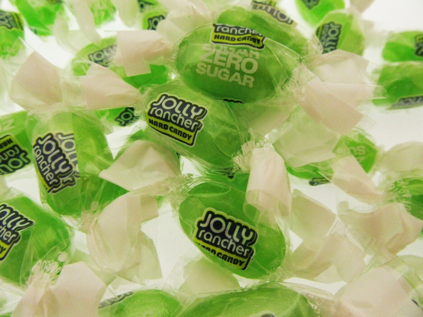 Jolly Rancher ZERO SUGAR FREE Green Apple 8oz Candy Candies Half Pound