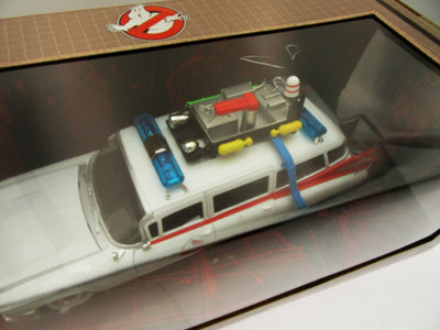 Ghostbusters ECTO-1 Diecast Car Jada Toys Hollywood Rides 1:24 White