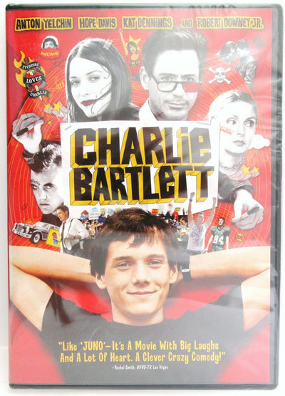 Charlie Bartlett ~ 2007 ~ Anton Yelchin ~ Movie Comedy-Drama ~ New DVD