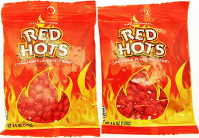 Redhots Cinnamon Candy 2 bags 4.5oz Red Hots Candies Sweets