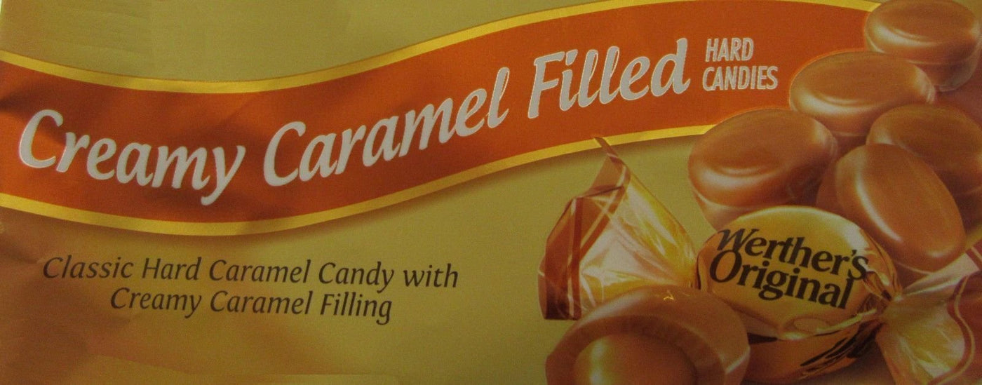 Werther's Original Creamy Caramel Filled Hard Candies 8oz Candy Half Pound Sweet