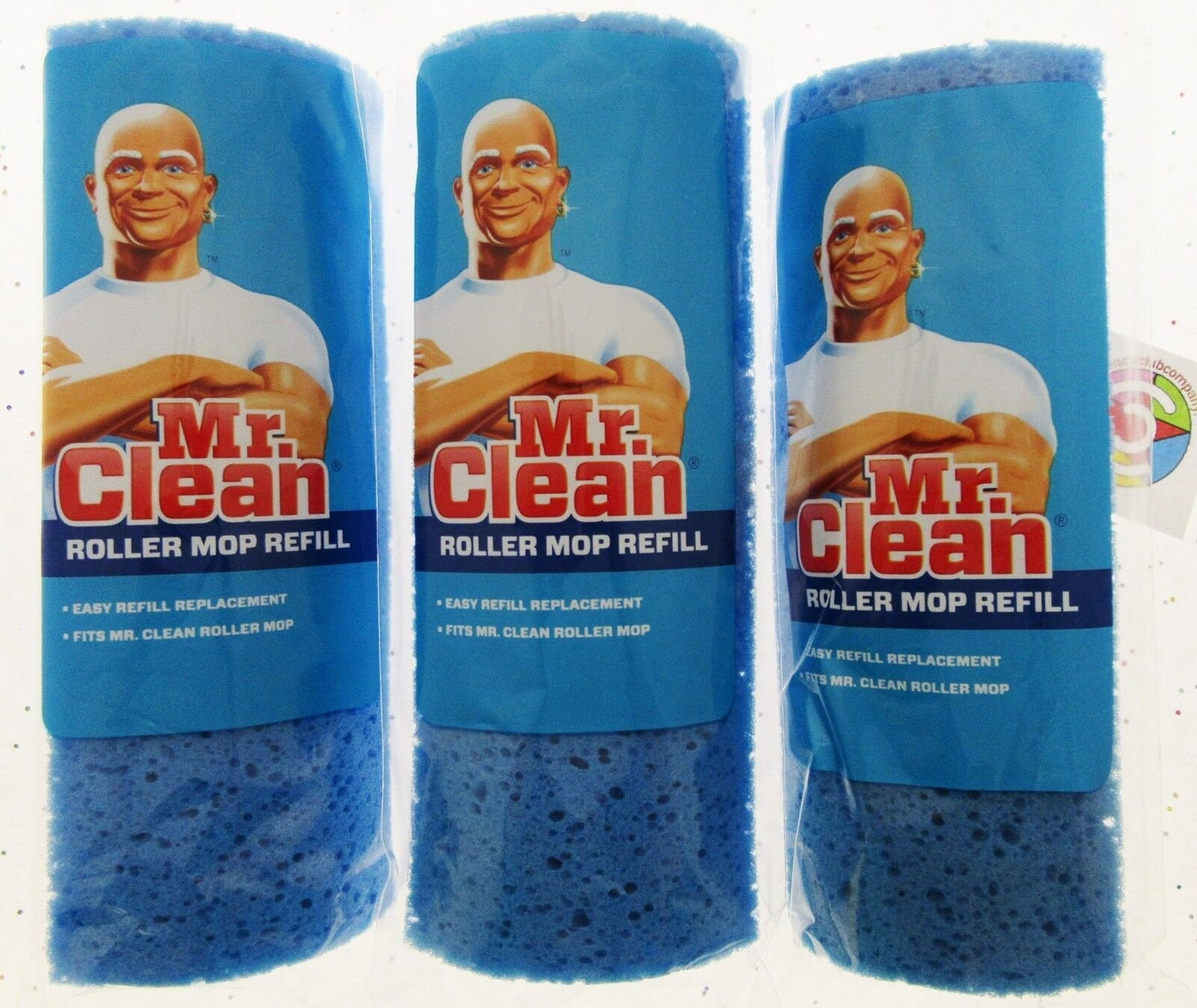 MR. CLEAN Roller Mop Refills ~ Lot 3 Mop Head Heads Refill
