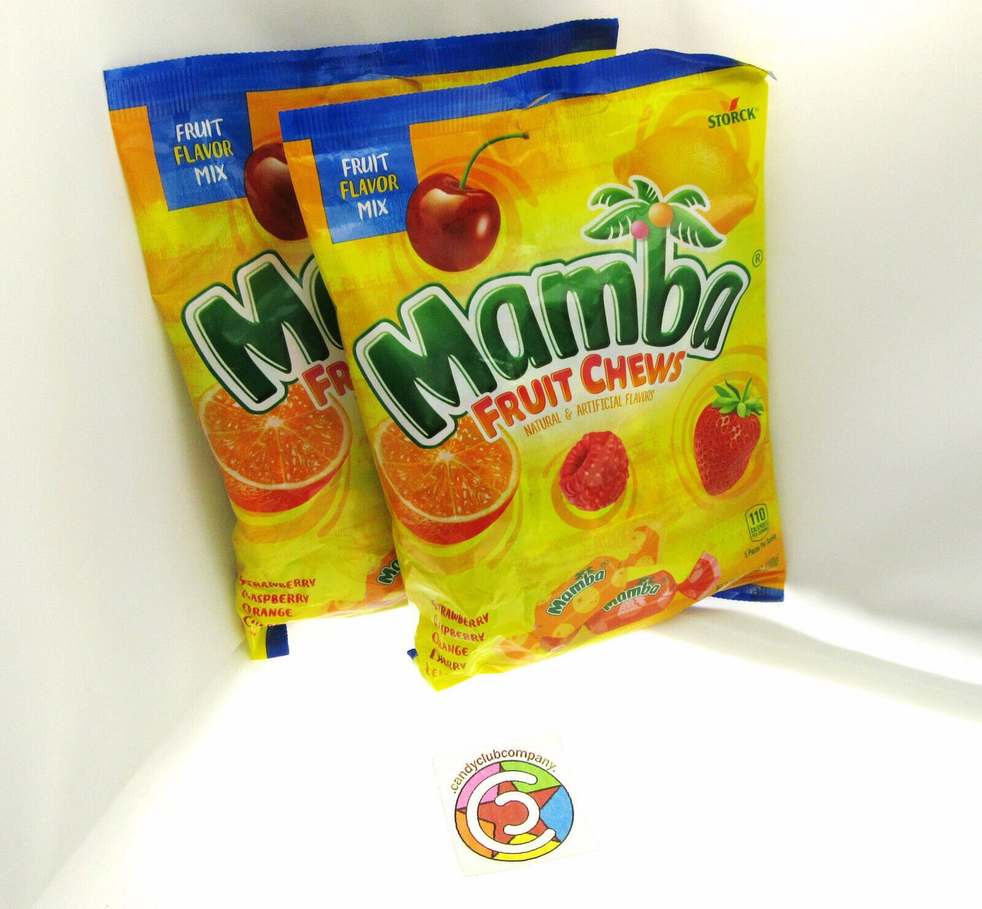 Mamba ~ Fruit Chews ~ American Candy ~ 7.05oz Bag ~ Lot of 2