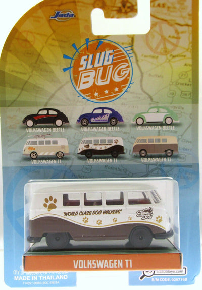 VW T1 Van ~ Punch Buggy ~ Brown & White ~ 1:59 Scale