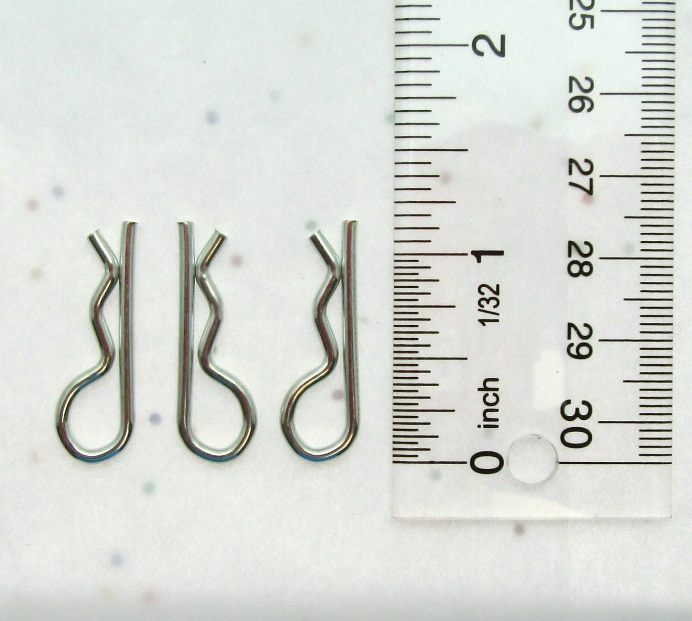 Hitch Pin Clip ~ 3/32 inch Diameter X 1 3/16" length ~ Zinc Plated Spring Steel