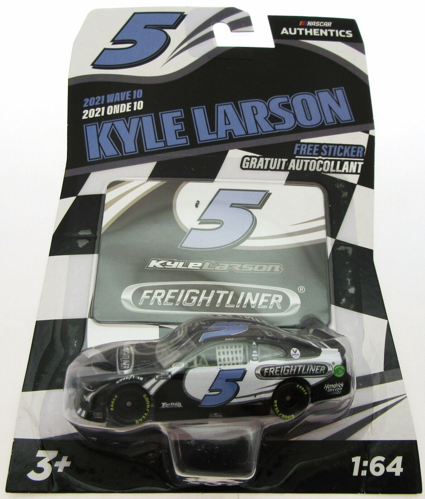 Freightliner Kyle Larson 5 ~ NASCAR Authentics ~ Die Cast Car 1:64 Scale